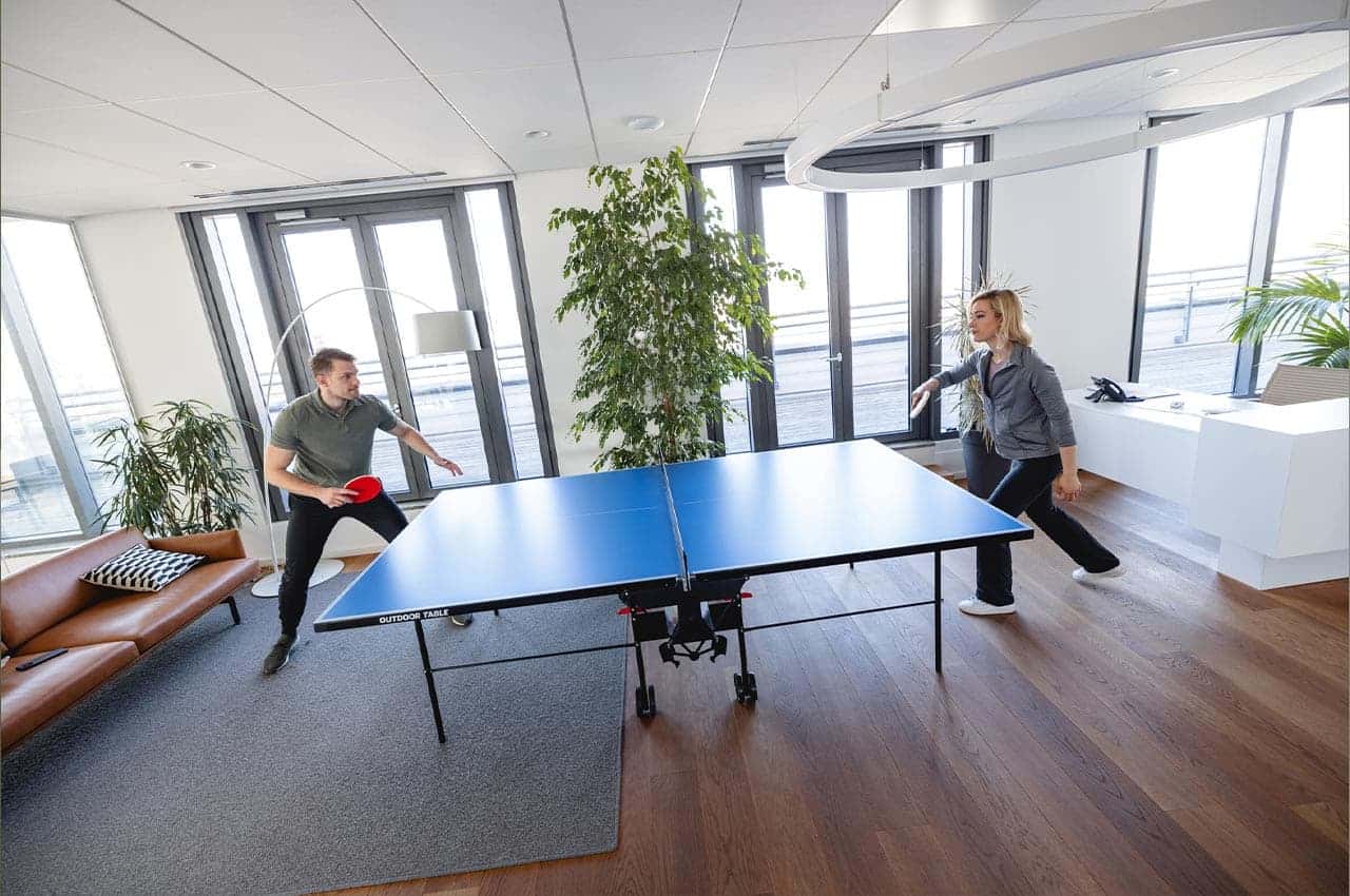 Office table tennis game