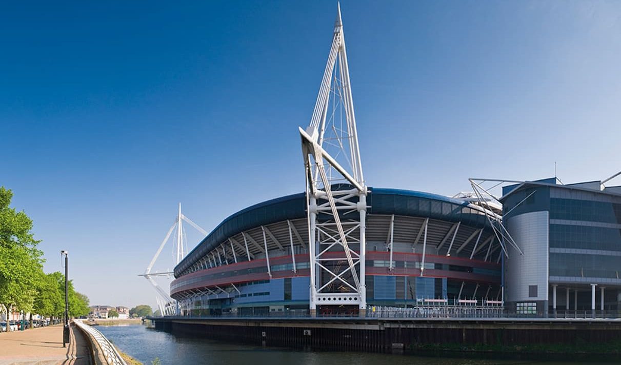 A stadium in Cardiff
