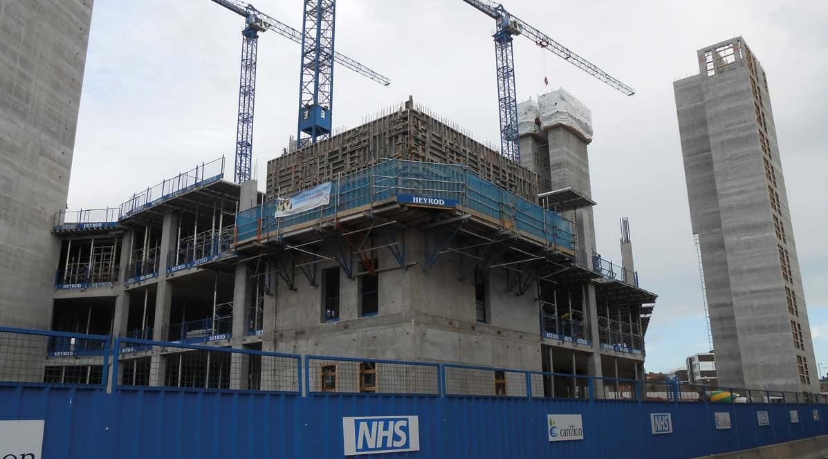Hospital building site