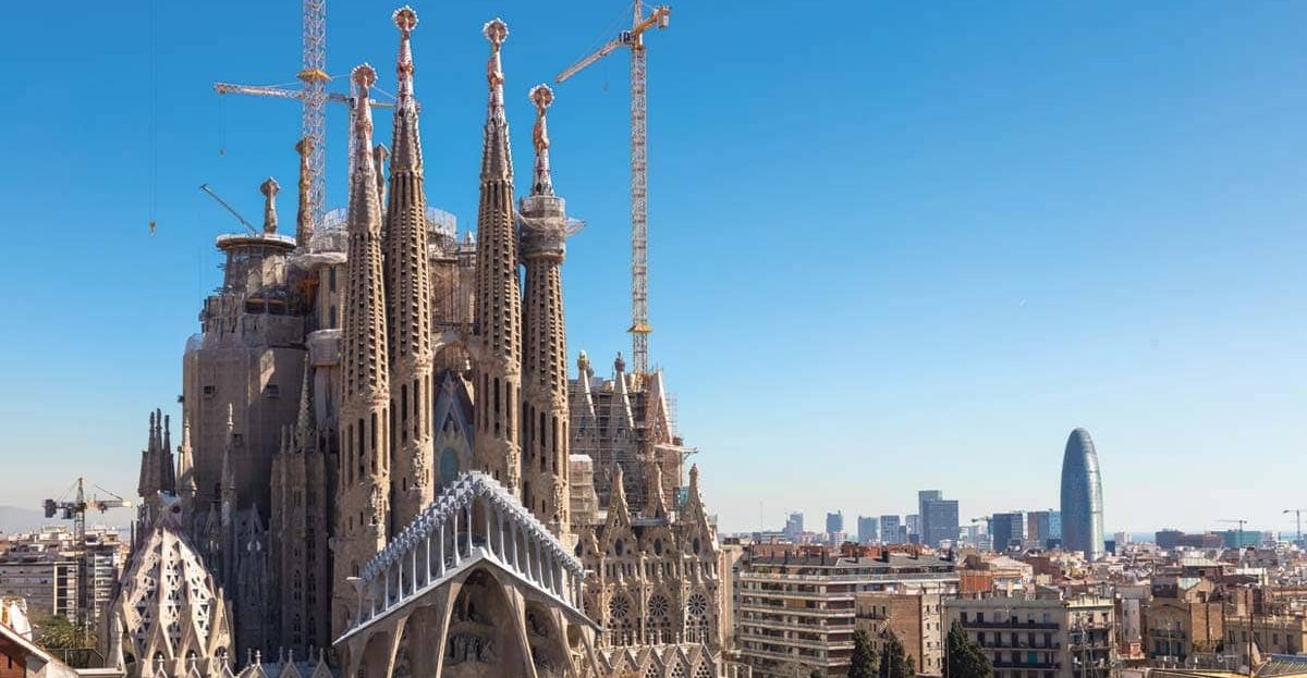 La Sagrada familia in Barcelona