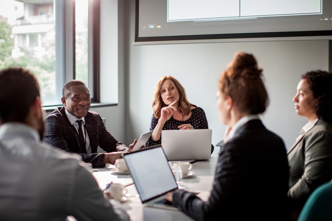 Business board meeting