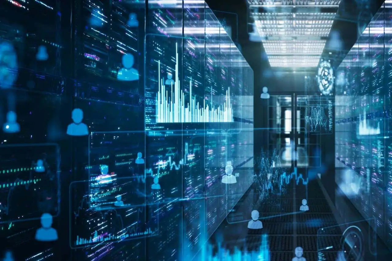 Illustration representing cyberspace