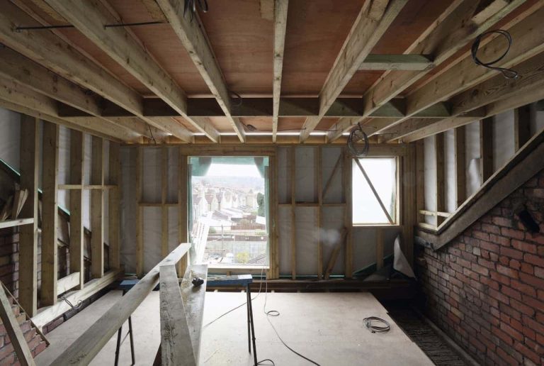 Room in a property under renovation