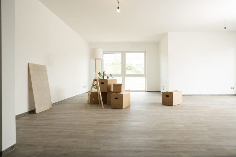 Empty room in an office block