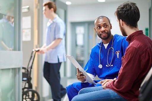 Doctor and patient