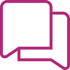 Speech bubble icons