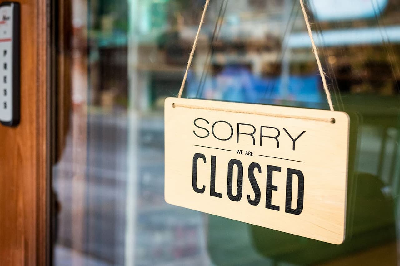 Sorry we're closed