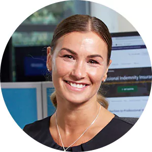 A portrait of Steph Conway at Premierline